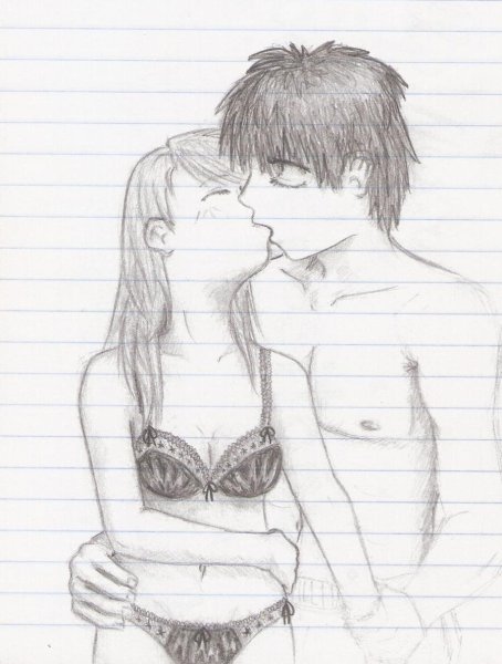 Парень рисунок