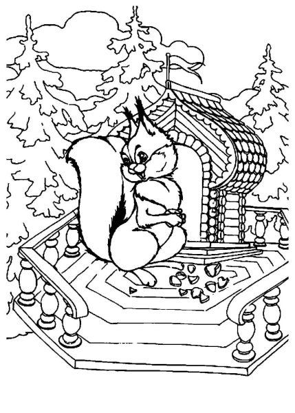 Белка из сказки о царе Салтане