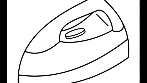 Утюг мультяшный для срисовки