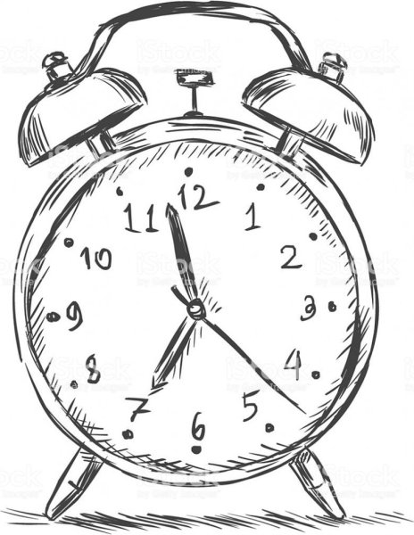 Часы рисунок для детей