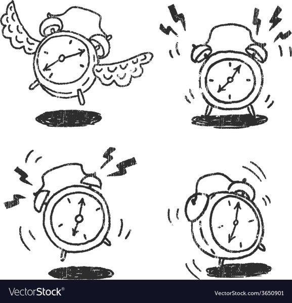 Будильник карандашом