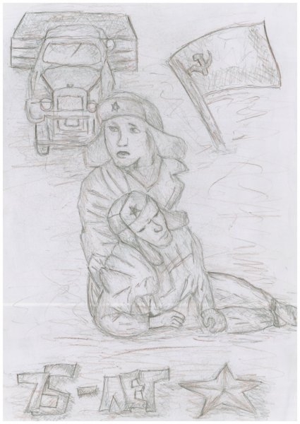 Россия-Крым патриотический рисунок