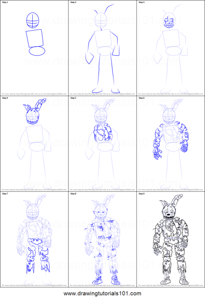 СПРИНГТРАП карандашом