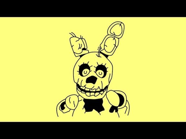 Картинки ФНАФ 3 для срисовки