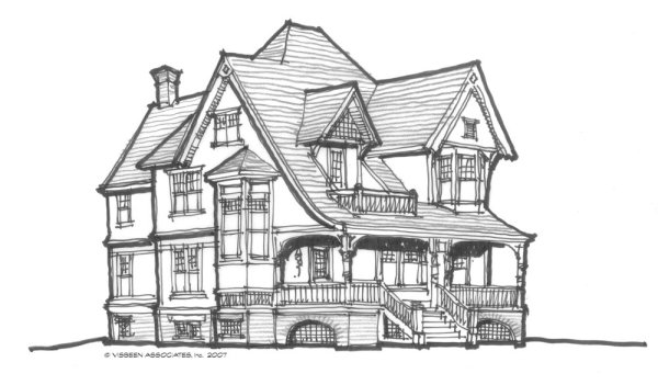 Домик в графике