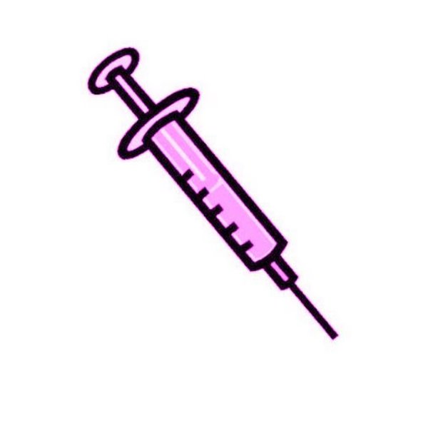 Шприц рисунок