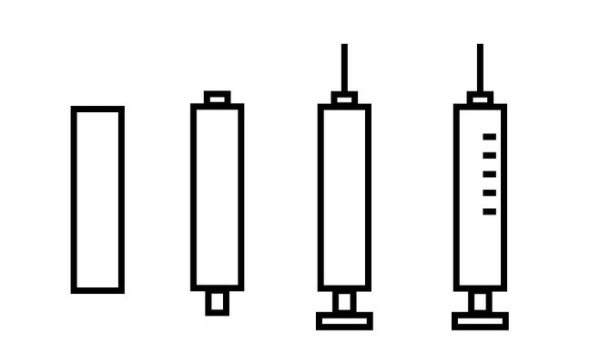 Шприц карандашом