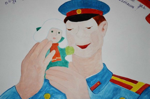 Детские рисунки дядя Степа полицейский