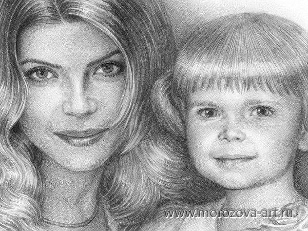 Рисование портрета для детей