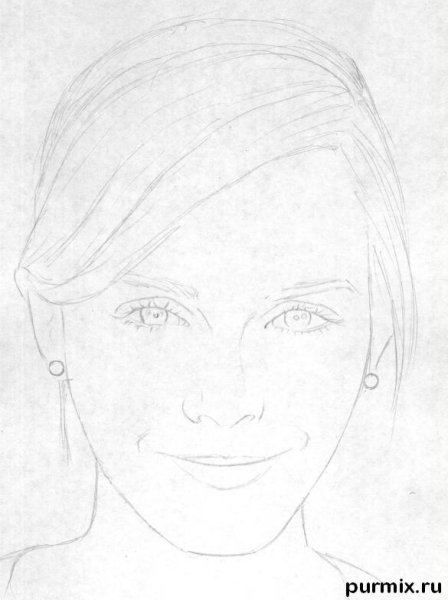 Портрет мамы рисунок