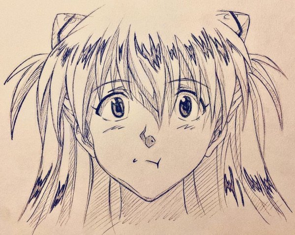 Аска легко срисовать