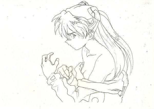 Аска Лэнгли тату эскиз