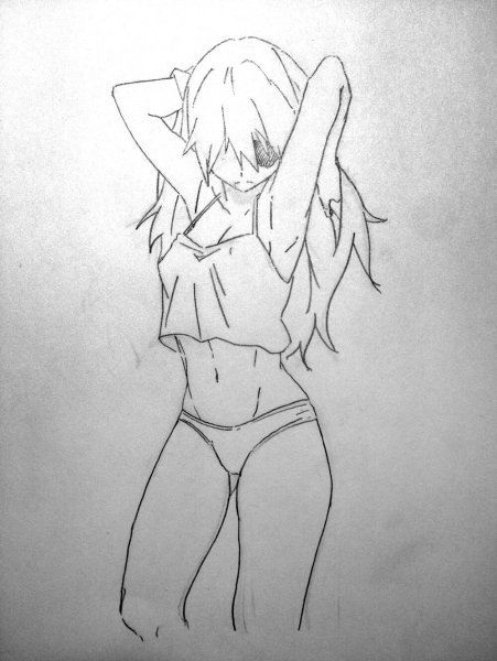 Аска Лэнгли для срисовки