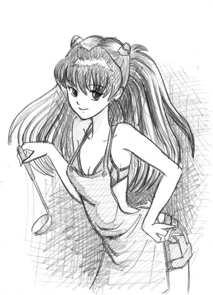 Аска рисунок легкий