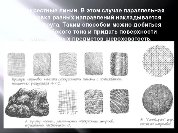 Методы штриховки