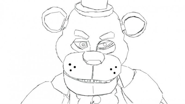 Фантайм Фредди раскраска