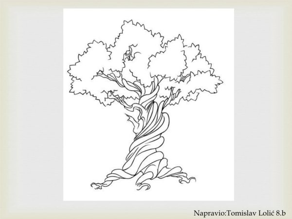 Раскраска Пушкина у Лукоморья дуб зеленый