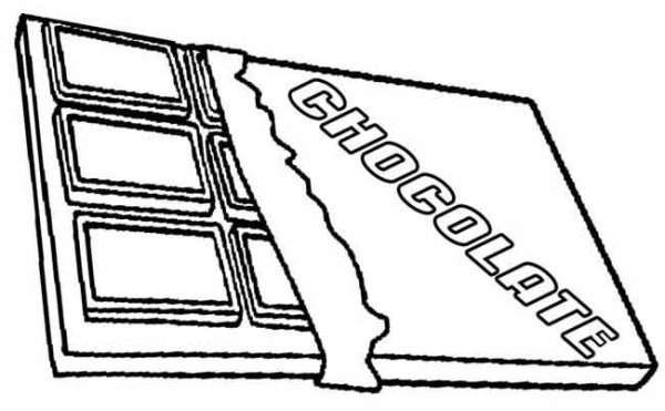 Шоколад мультяшные рисунок