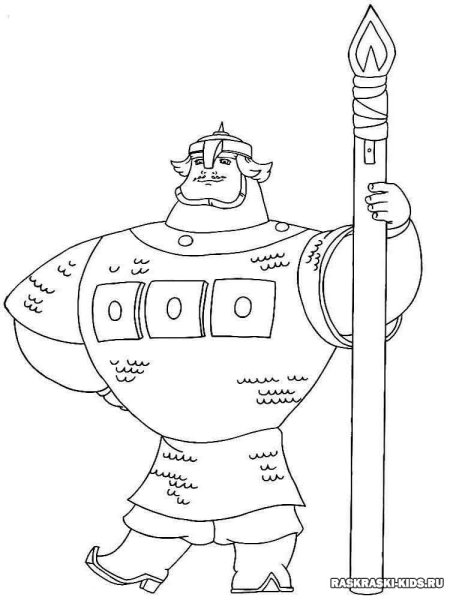 Три богатыря Васнецов рисунок