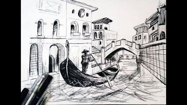 Венеция набросок