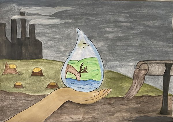 Рисунки на тему капля жизни