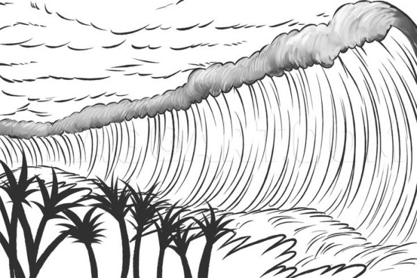 Волны раскраска для детей