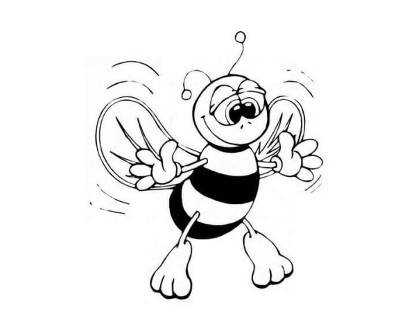 Нарисовать пчелу