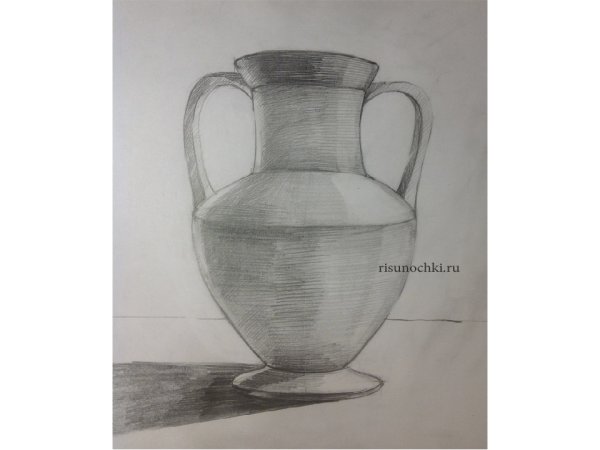 Кувшин карандашом