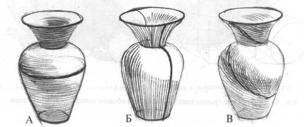 Ваза с геометрическими фигурами