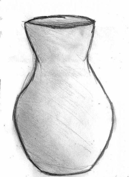 Объемная ваза рисунок