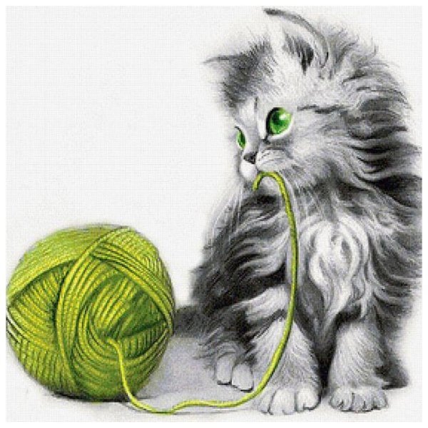 Котенок карандашом