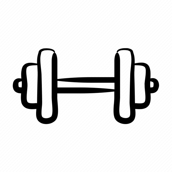 Гантели для рисования