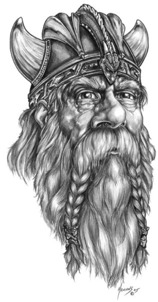 Карл Копински арт Викинги