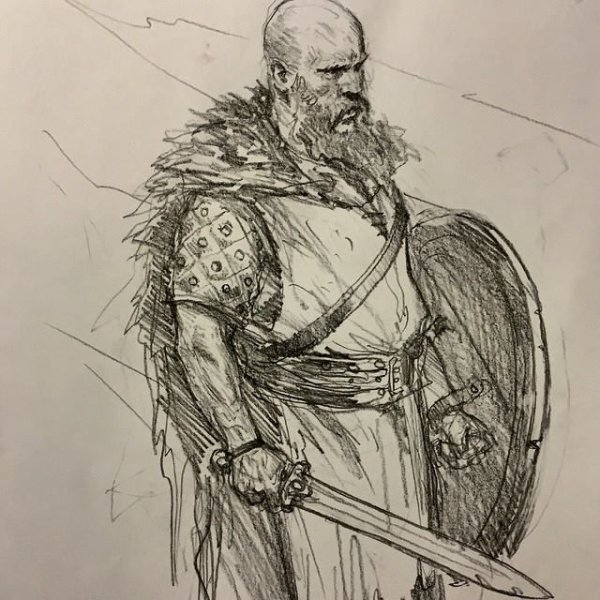 Викинг набросок