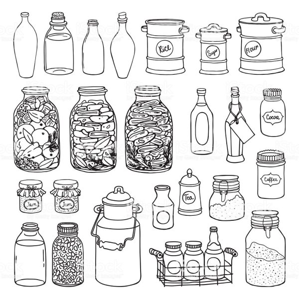 Баночки заготовки для рисования