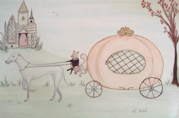 Рисовать карету Золушки