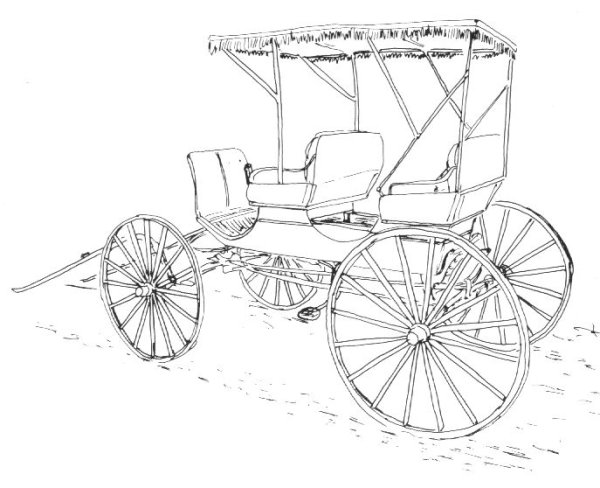 Карета сзади рисунок