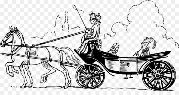 Карета раскраска