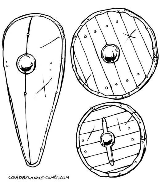 Щит рисунок