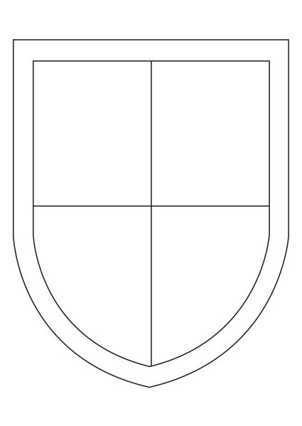 Щит рыцаря рисунок