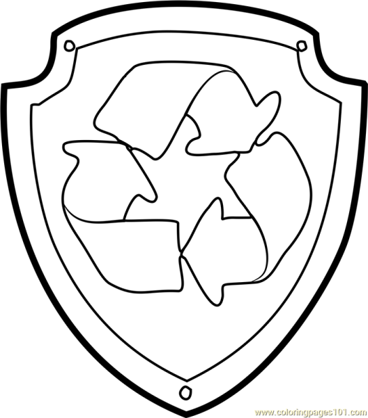 Шаблон щита рыцаря