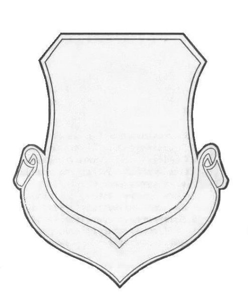 Щит раскраска