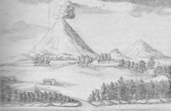 Камчатская огнедышащая гора