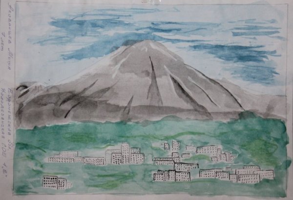 Петропавловск-Камчатский рисунок