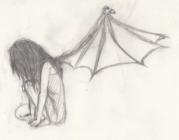 Одиночество рисунок