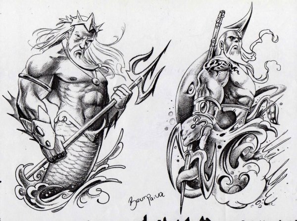 Зевс рисунок