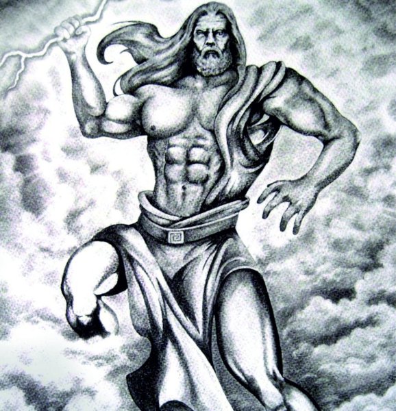 Боги древней Греции Посейдон рисунки детей