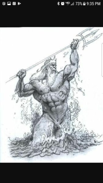 Нептун Бог Посейдон