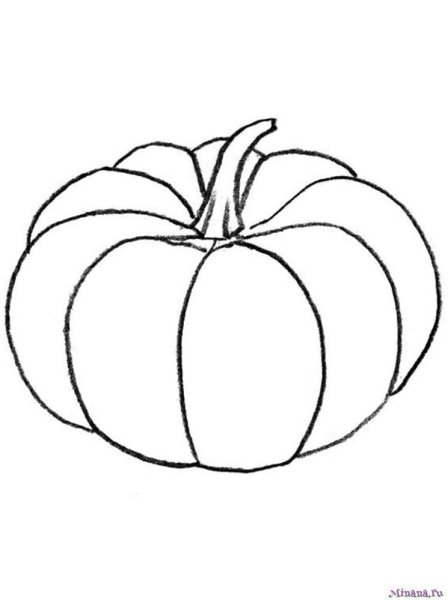 Тыква раскраска