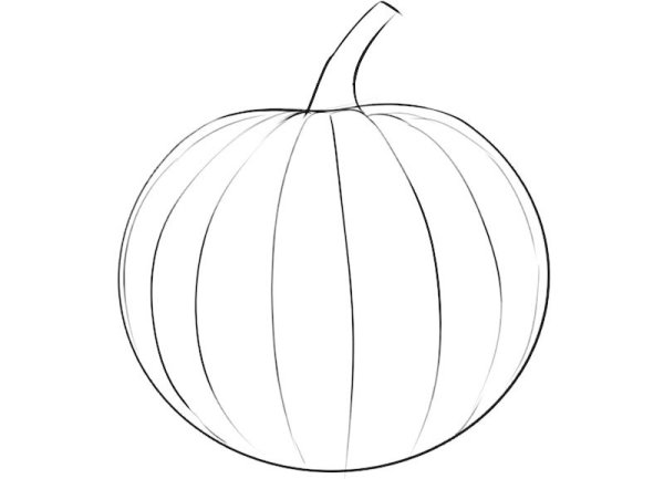 Тыковка рисунок легкий